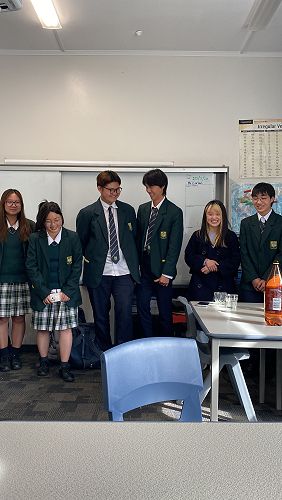 Mina, Connie, William, Hao, Rita and Seal singing