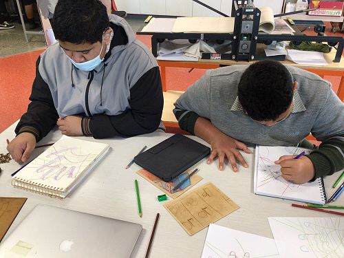 Contour Drawing in Passion Project 