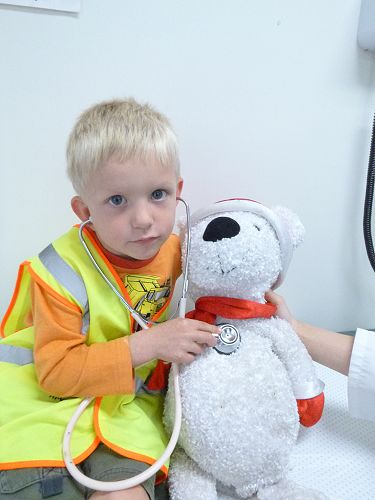 Excursion to the Teddy Bear Hospital.