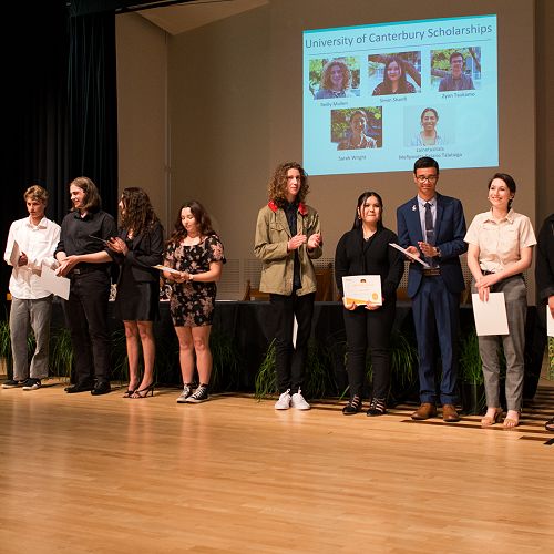 University of Canterbury Scholarship Winners