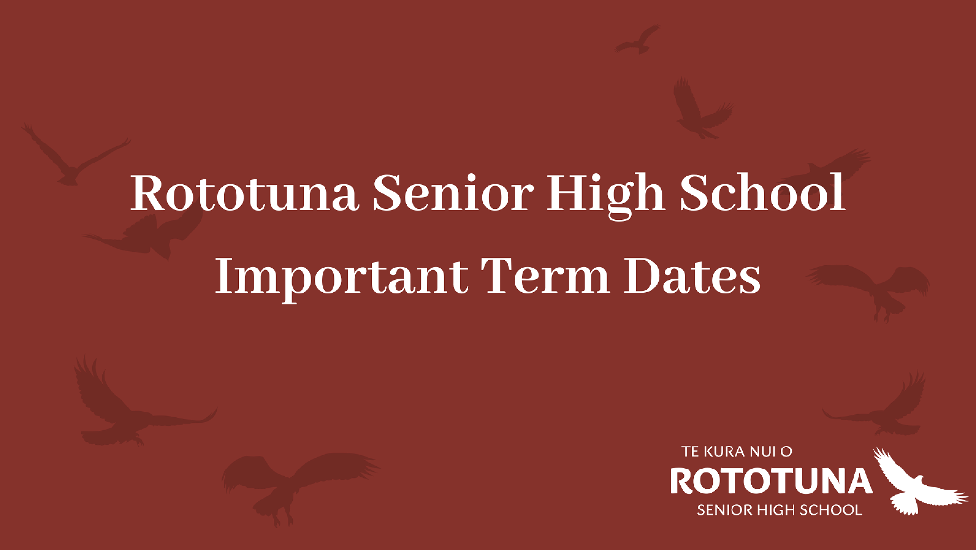 Important Term 2 Dates