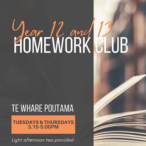 Year 12 and Year 13 Homework Club