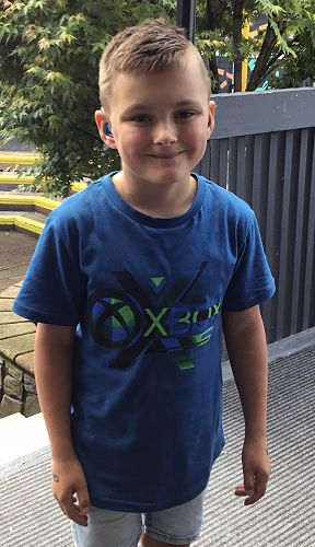 Joshua on Loud Shirt Day