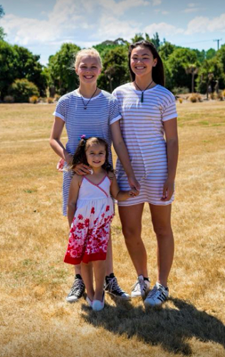 My loves - Nia (14), Ana (11) and Atawhai (5).