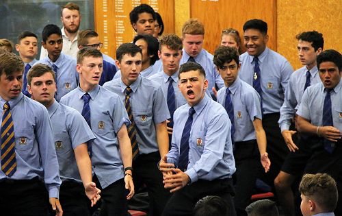 Tahuora Himona-Burcher leads haka 2019