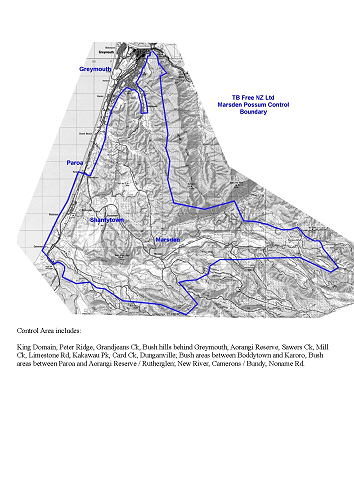 Notice of poison use for possum control