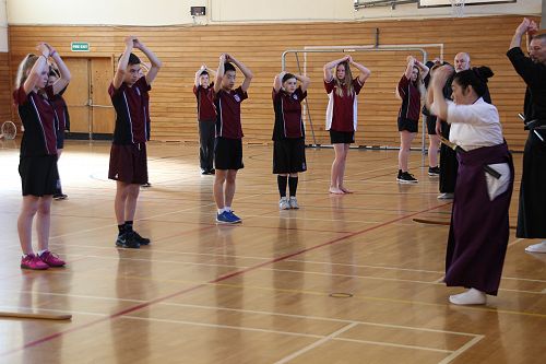 Japanese martial art Naginata