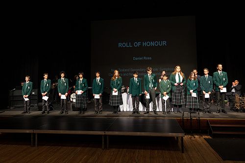 Year 9-11 Roll of Honour