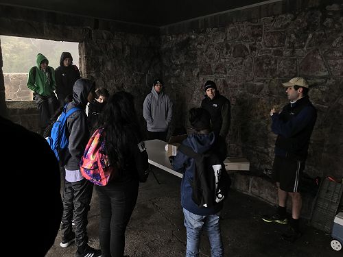 Briefing with Andrew and Morgan (Landcare Research) and 10Kni students