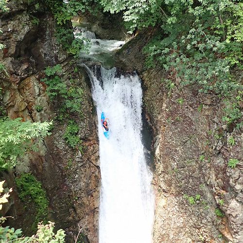 Michael King on the water