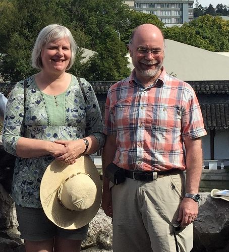 Claire and +John Armes, Diocese of Edinburgh, Lan Yuan, Dunedin, February 2019