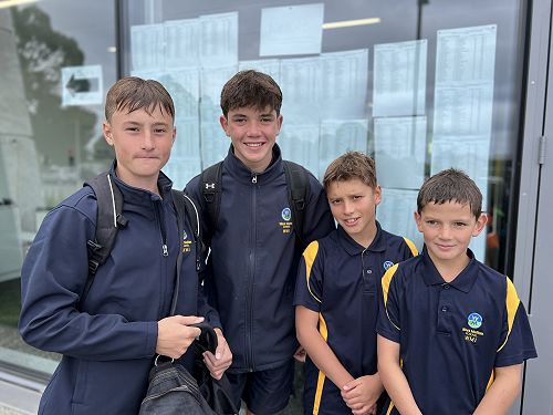 Canterbury Swimming - Luke, Finn, Clark, Cory