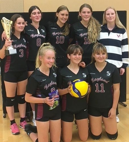 Nayland Junior Girls Maroon win Junior College Volleyball Division 1