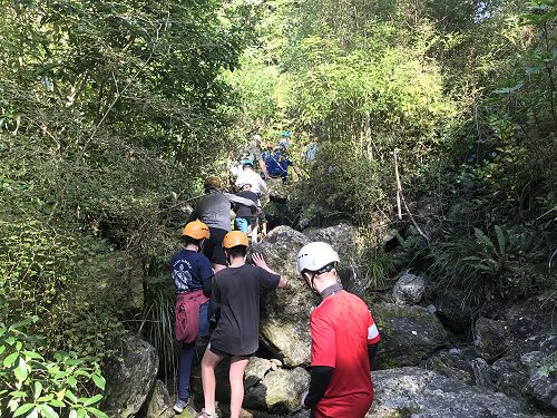 Adventures at Year 7 Camp survival. 