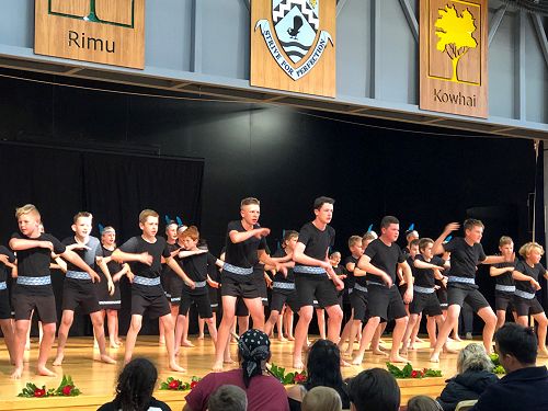 Kapa Haka performance at Ellesmere College