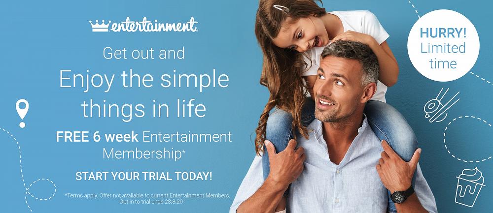 Free 6 Week Entertainment Membership! — Newsletter - 10 September 2020