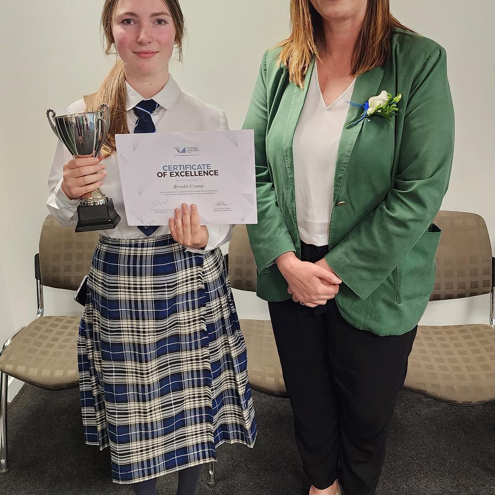 Prime Minister's Vocational Award 2022 Recipient Brooke Crump — 2022