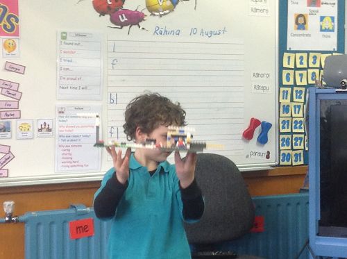 Jacob shares his creation from Imagination Station:-)