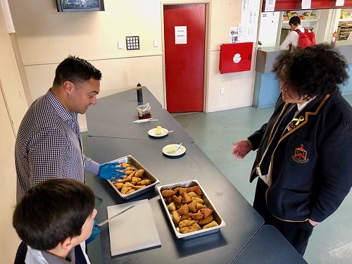 Māori fry bread - a new addition to language week - and delicious!