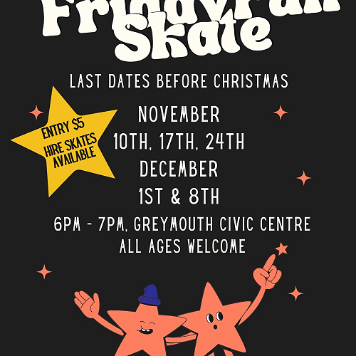 Greymouth roller skating sessions