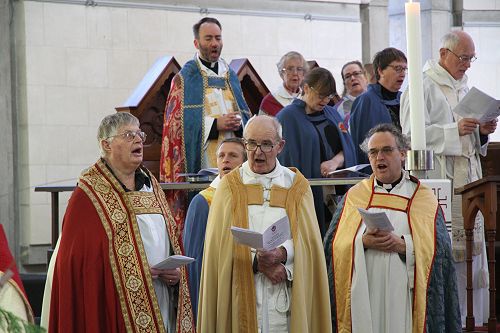 Archdeacons and others at the Cathedral 150th Celebration