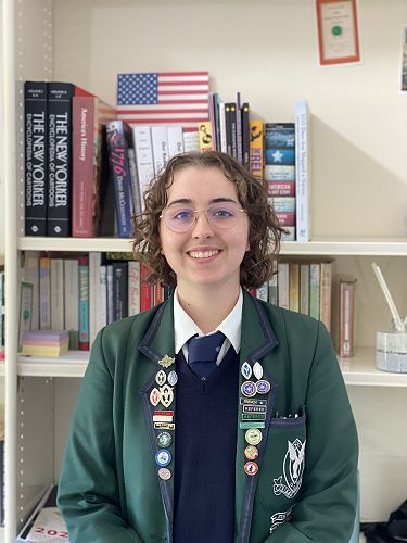 Zoe McElrea shone with an English and History Scholarship at Year 12