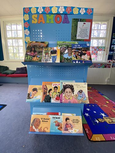 Samoan Language Library Book Display