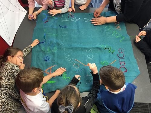 Story through tapestry