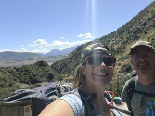 Whanau tramp up the back of Mt Hutt