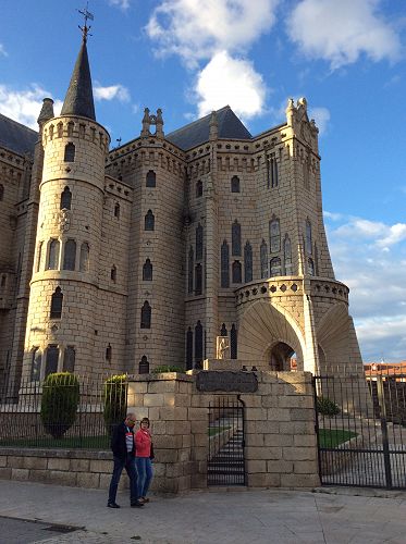 Day 15 Gaudi's Bishop's Palace in Astorga.