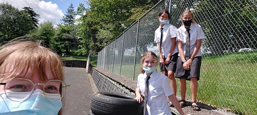 Scavenger Hunt - Tennis Court was the answer! 