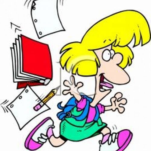 Child leaving school