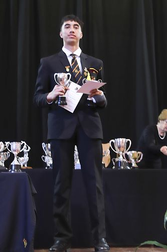 Te Tatau Strother at the Senior Sports Awards Evening