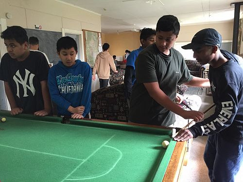 Keona, Anthony, Karleil & Yugresen enjoying the facilities.  