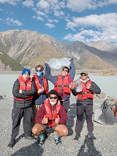 Cameron, Joseph, Vasilis, Rautoa and Paul with som