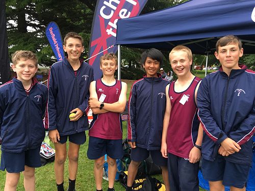 Max, James, John, Joaquin, Lachie and Samuel. 