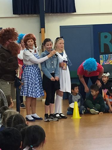 Claudia sharing which character she is and why. 