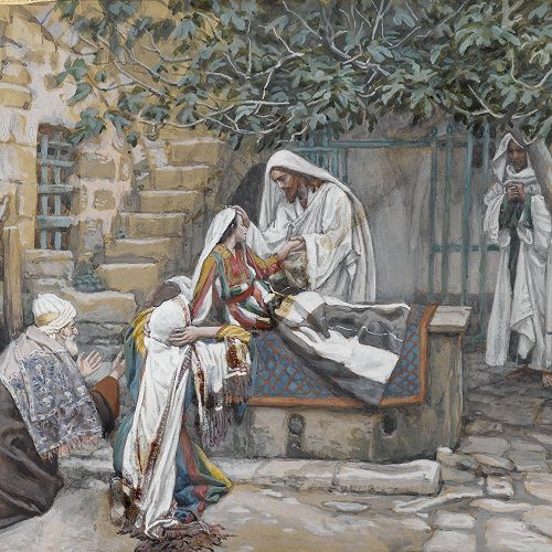 








James Tissot (French,
1836-1902). The Daughter of Jairus (La fille de Zäire), 1886-1896. Brooklyn Museum