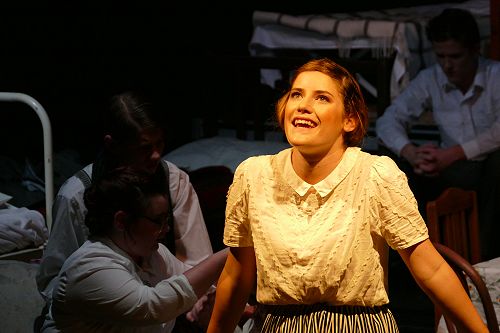Mia in the production of The Diary of Anne Frank last year.