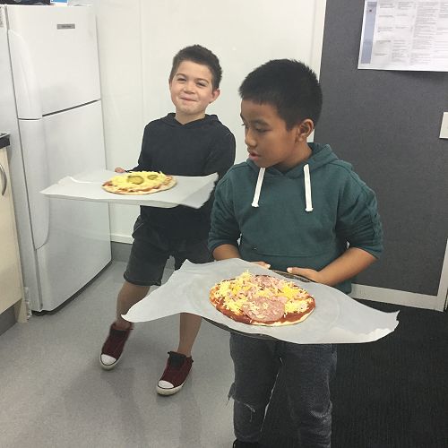 Lazarus Cuthill and Te Rauna Murphy