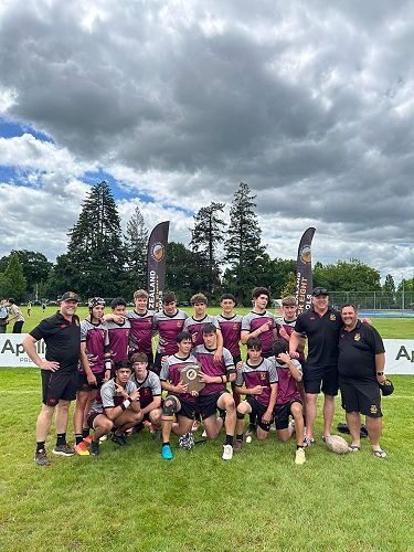 The Under 15 Sevens team